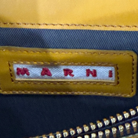 Marni Colorblock Leather Trunk Crossbody Bag - Picture 8 of 14